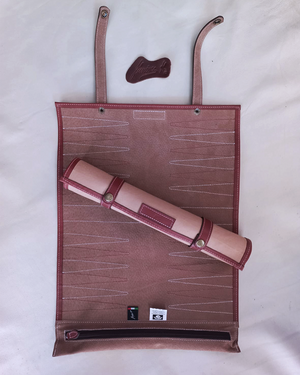 Backgammon portatil de piel  -9044-